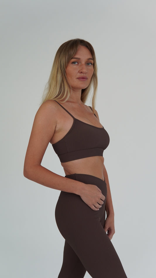 Align Scoop Crop - Cacao