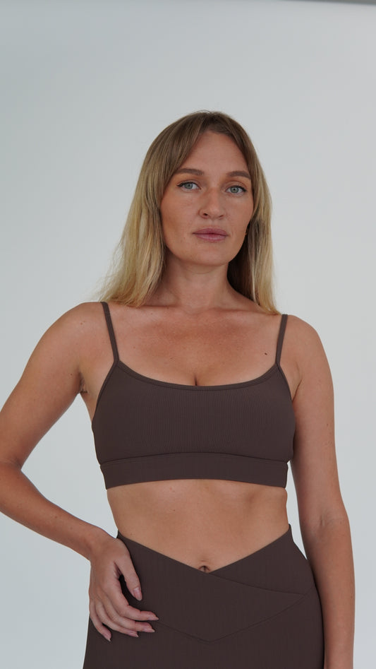 Align Scoop Crop - Cacao